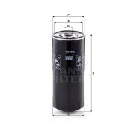 Фильтр масляный MANN-FILTER W 11 102